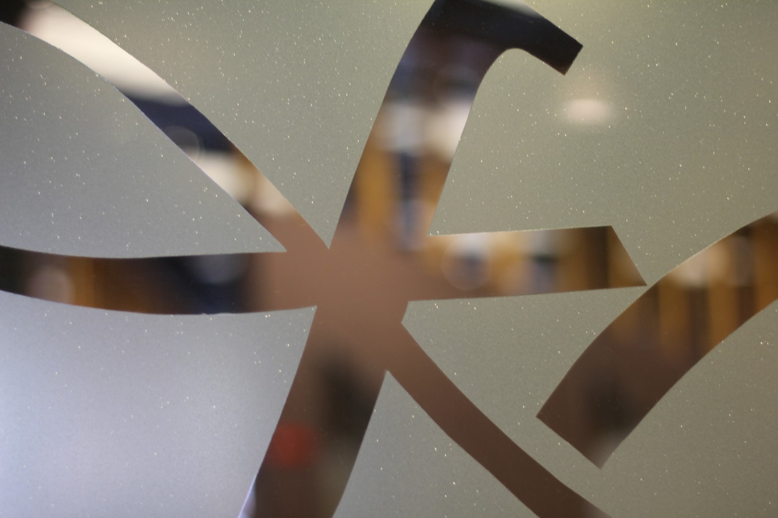 Xenon Logo on Frosted Glass