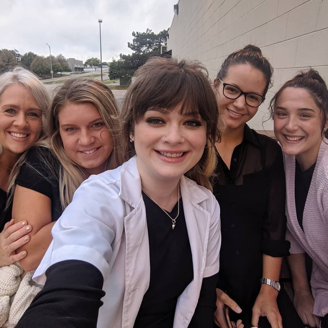 Students posing for a picture